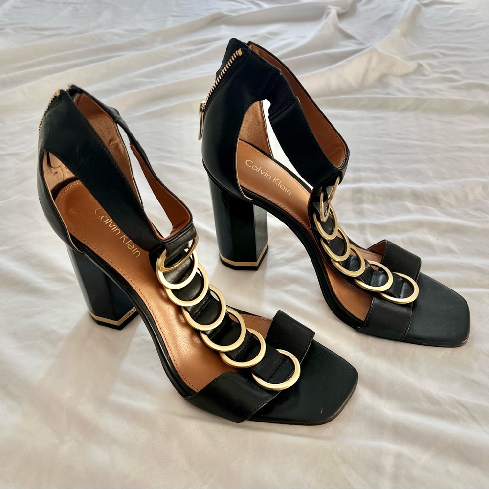 NEW Calvin Klein Black Heels Y2K